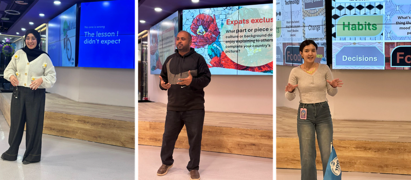 Employees at Zain Iraq participating at the Embrace your Culture event